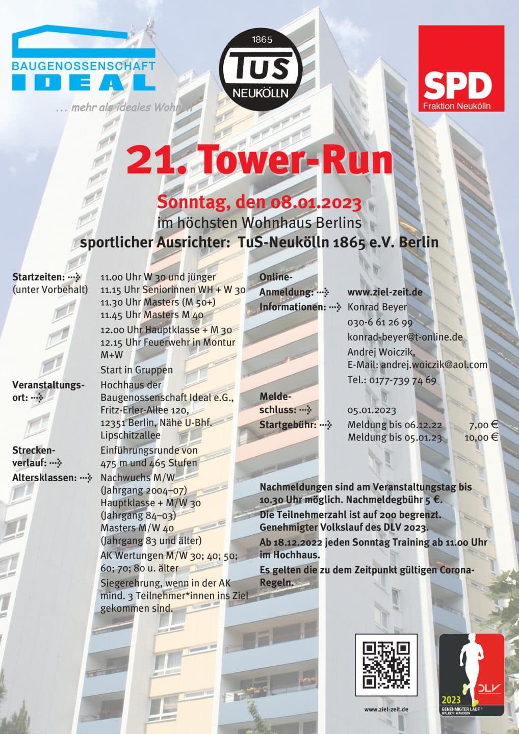 21. Tower-Run in Deutschlands höchstem Wohnhaus 1