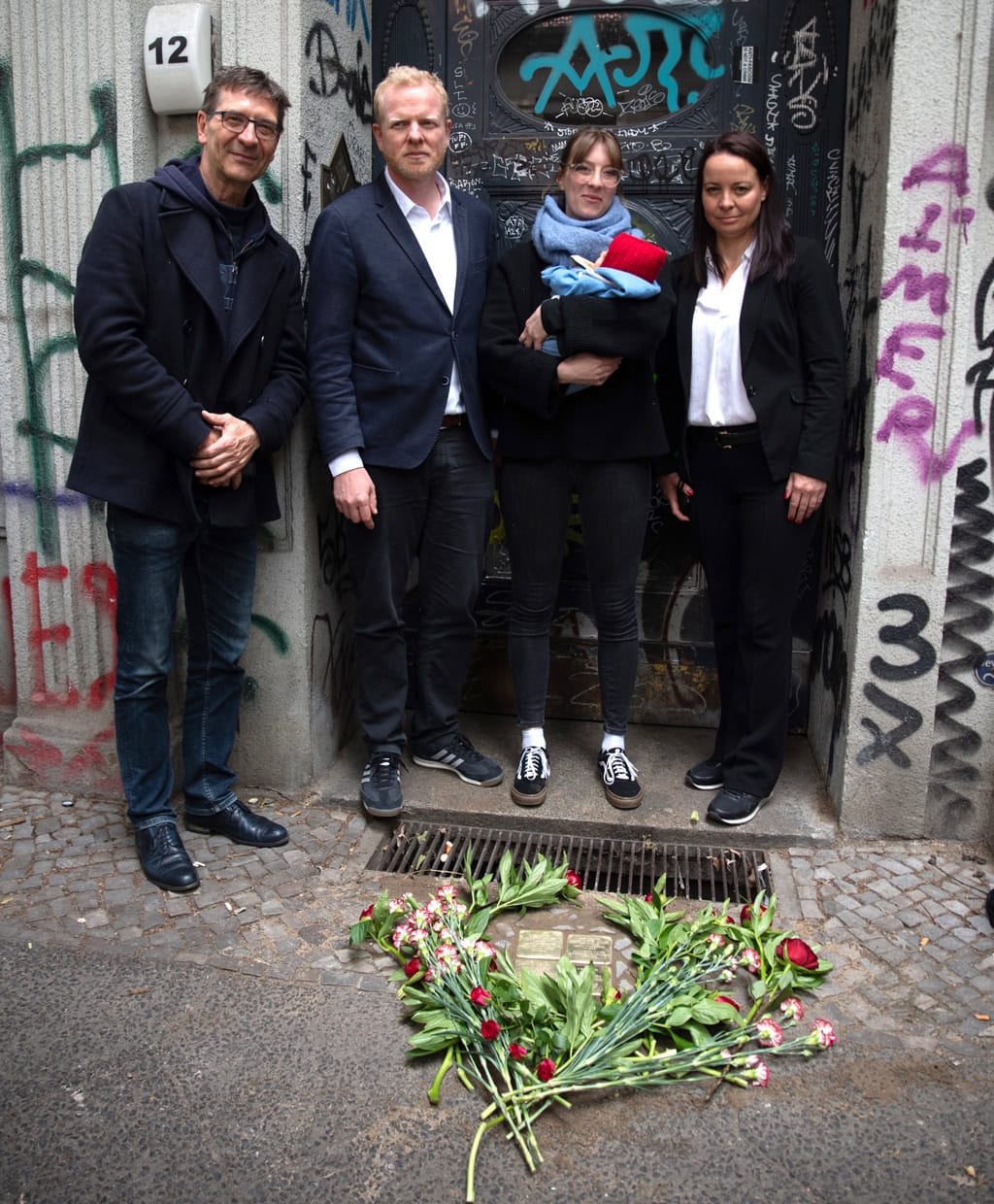 Eine Familie im Widerstand - Vier Stolpersteine erinnern an die Familie Adler / Mannaberg 2