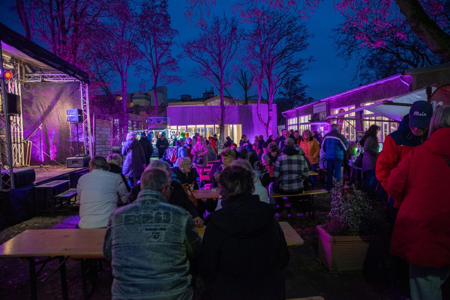 Rudower Lichterfest auf dem Hof der Alten Dorfschule 2